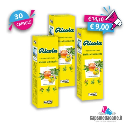 30 Capsule Caffitaly Ricola Melissa Limoncella