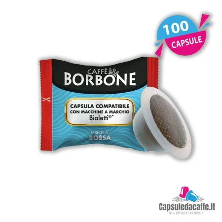 Capsule Compatibili Bialetti Borbone Miscela Rossa