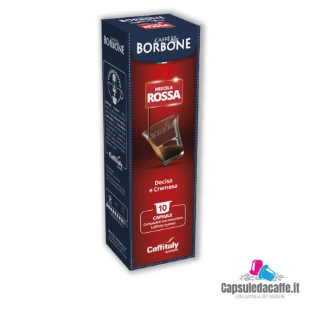Capsule Caffitaly Borbone Miscela Rossa