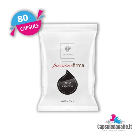 Capsule compatibili Lavazza Firma Lollo Miscela Nera