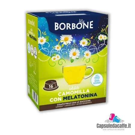 Capsule compatibili A Modo Mio Borbone Camomilla con Melatonina