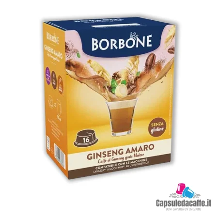 Capsule compatibili A Modo Mio Borbone Ginseng amaro