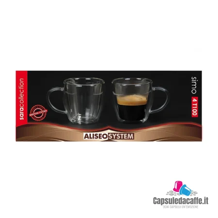 4 Tazzine (T100) Simo (Con manico)