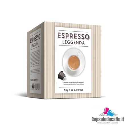 50 Capsule compatibili Nespresso Caffè Caffitaly Leggenda